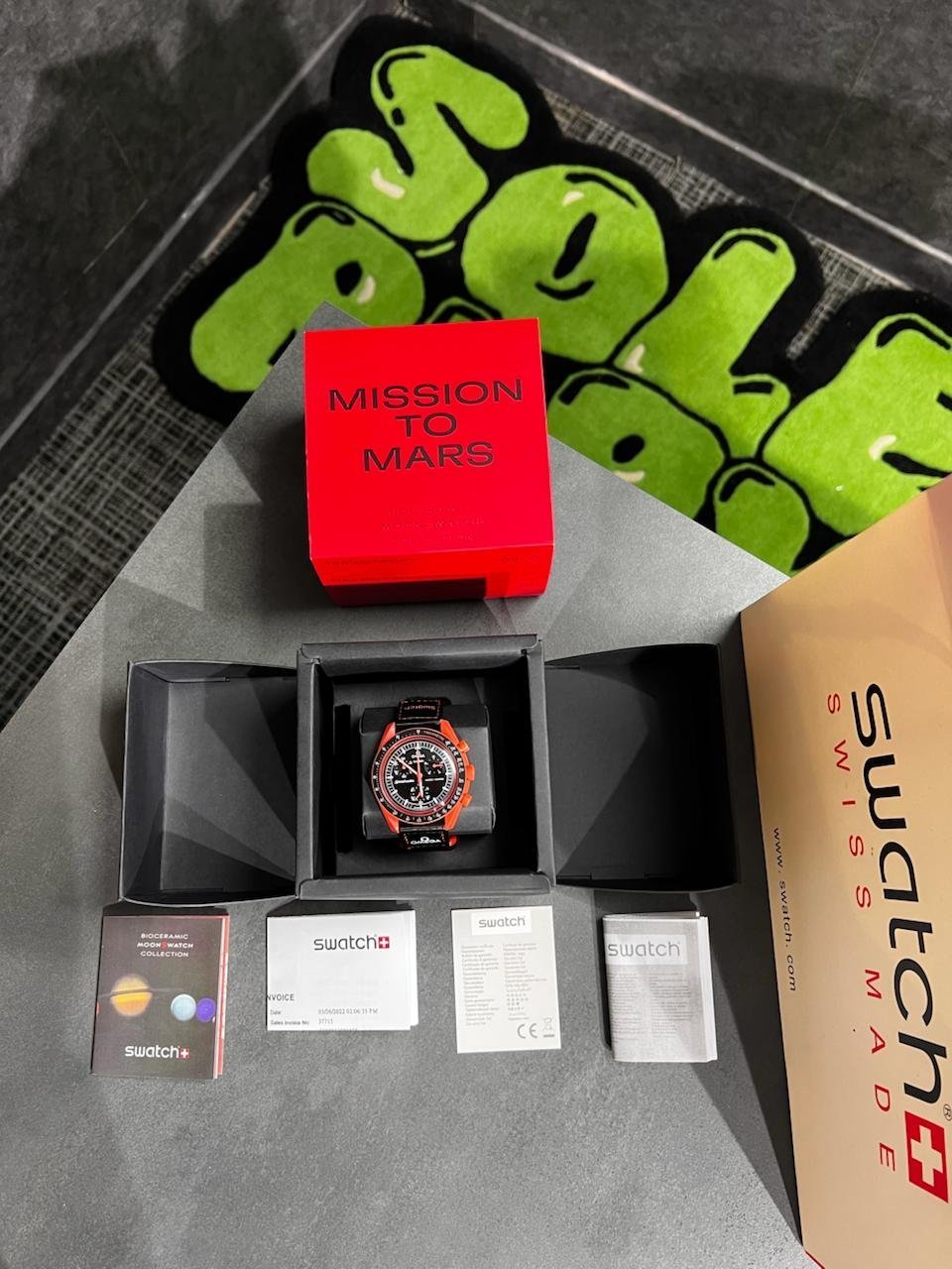 Swatch X Omega Bioceramic Moonswatch Mission To The Moon Mars With Kit - Image 2
