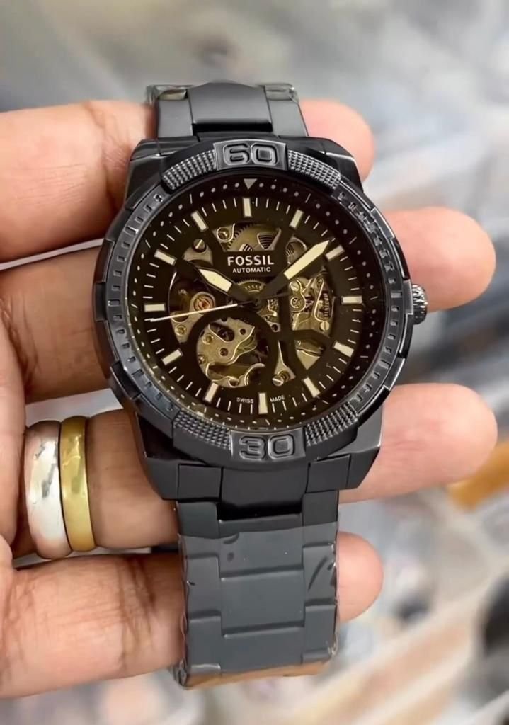 Fossil Black Metal Automatic - Image 3