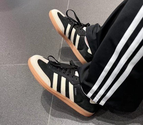 Adidass Samba Core Black Wonder White - Image 3