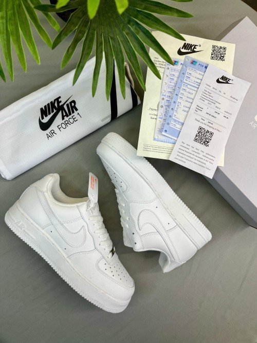 Nikee Airforce 1 Low WHITE With DUST BAG (FIX)