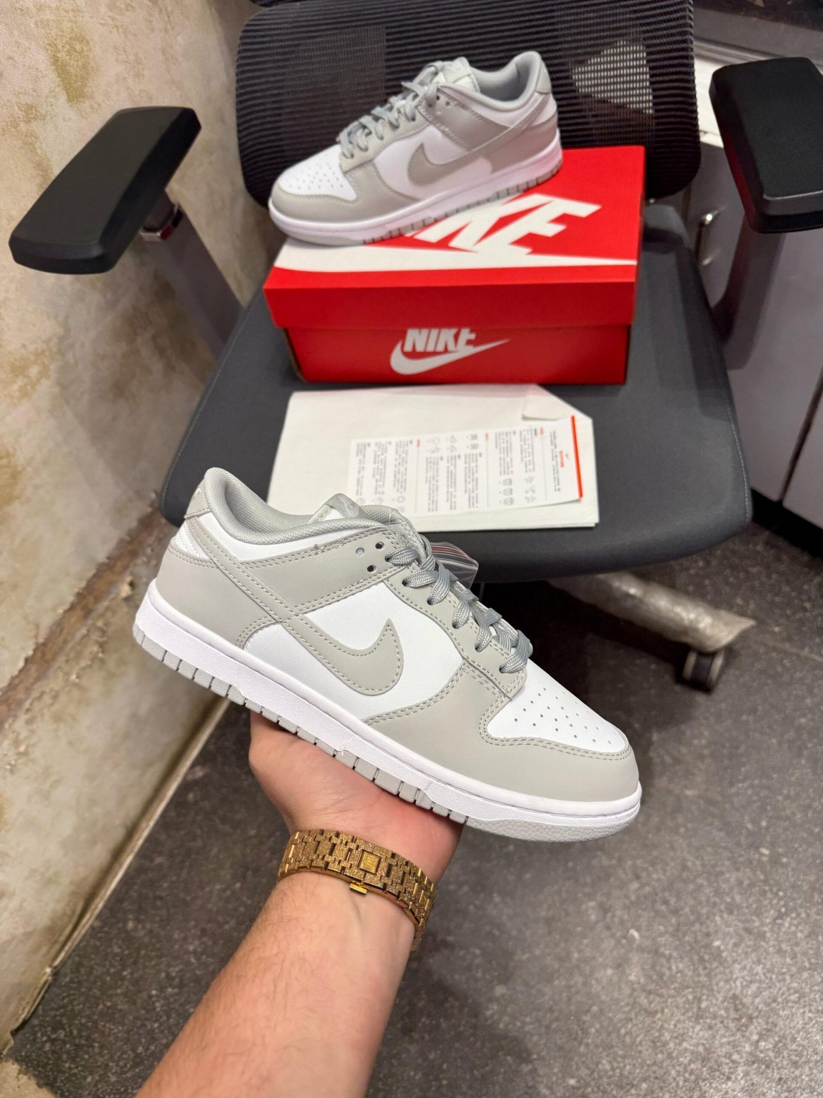 Nike Sb dunk low Fog Grey - Image 8