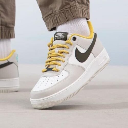Ni kE air force 1 07 premium light bone 1st leather