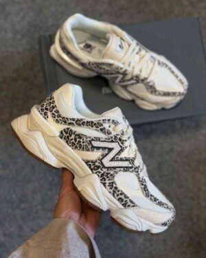 New Balancee 9060 Leopard White Brown 959