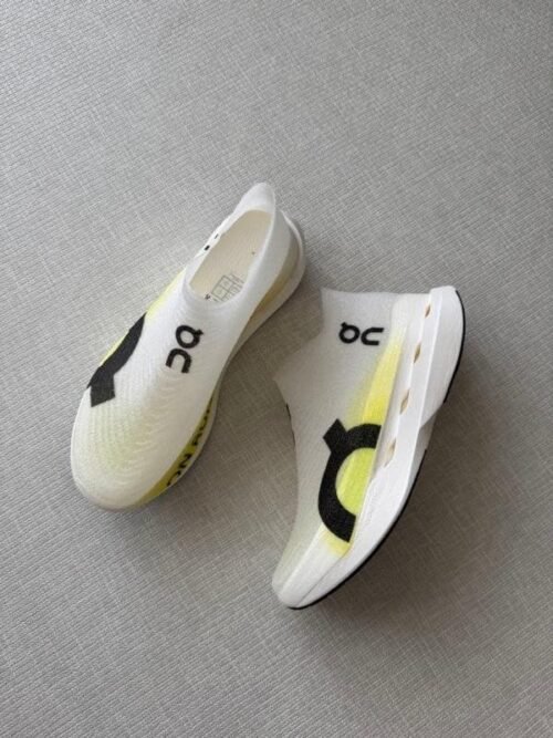 On Cloudboom Strike LS White Green