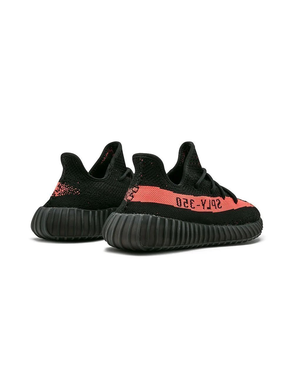 Adidas Yeezy 350 V2 Core black red - Image 2