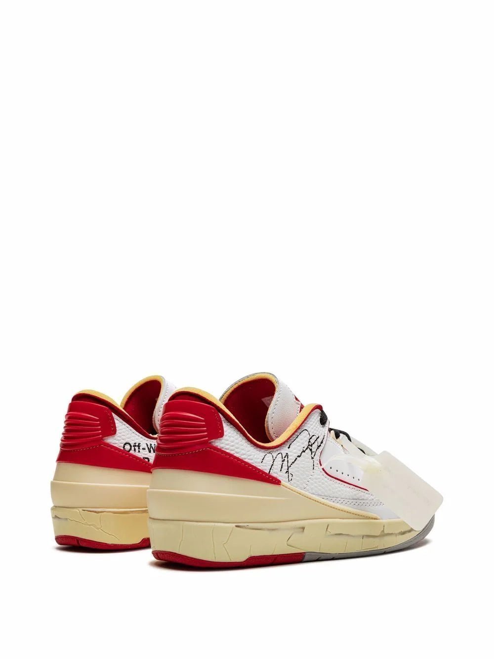 Jordan 2 low OFF WHITE X CHICAGO WHITE RED - Image 2