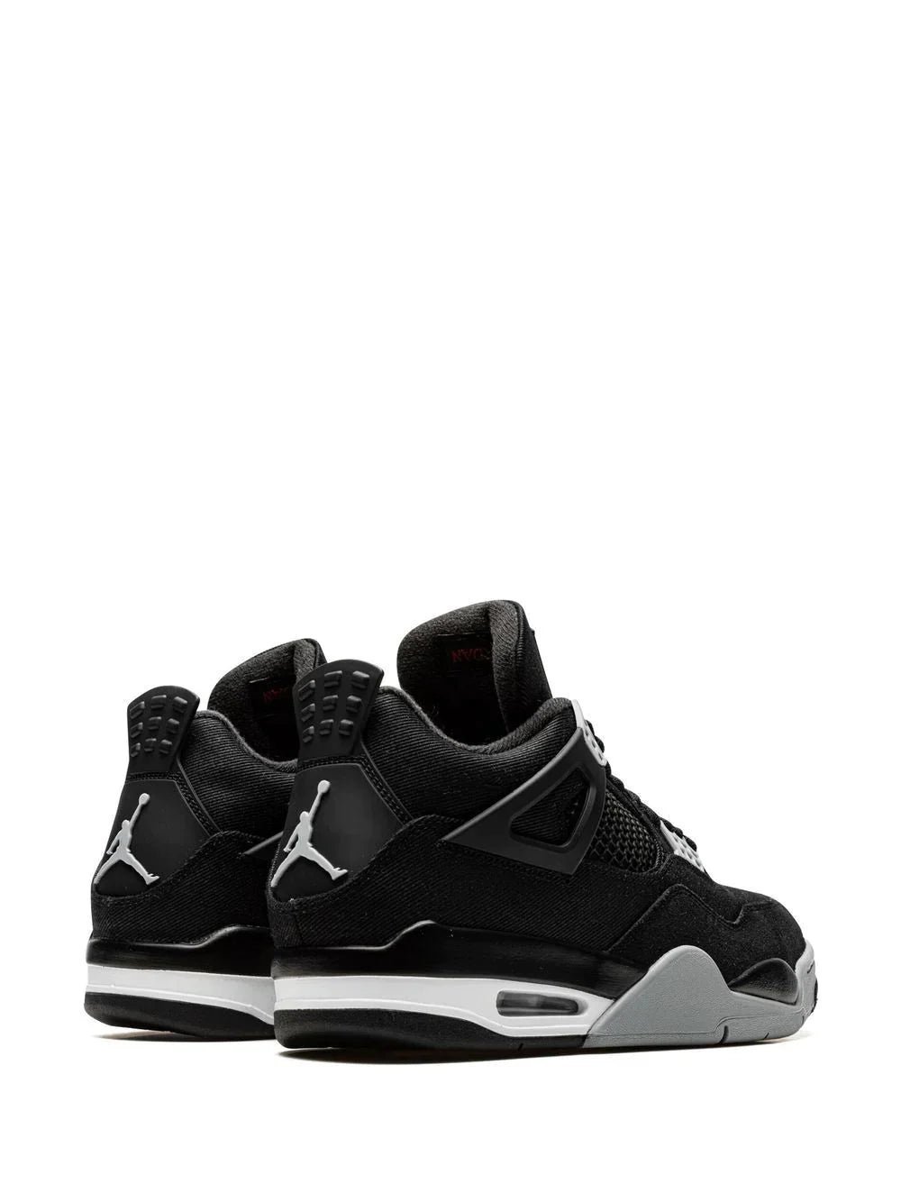 Jordan Retro 4 BLACK CANVAS - Image 4