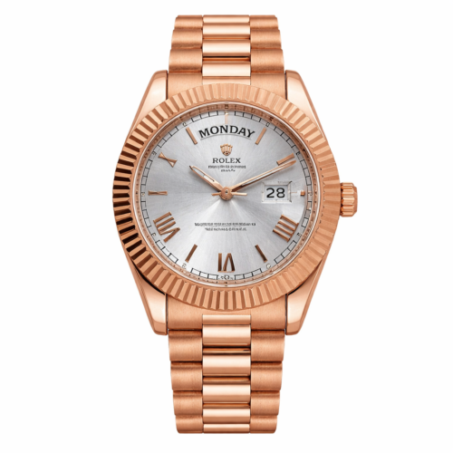 Rolex Rose Gold Day-Date Roman Dial Luxury Watch