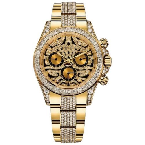 Rolex Daytona Ramzan Special Gold Diamond Metal Watch