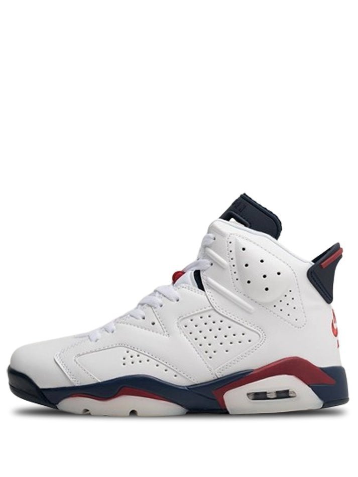 jordan retro 6 WHITE NEVY RED - Image 3