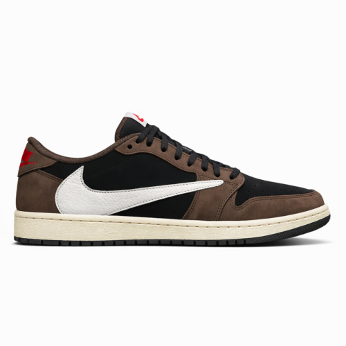 NIK AIR jordan retro 1 low Travis Scott x dark mocha TOP BATCH UA