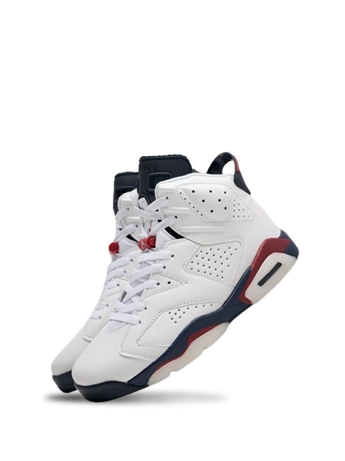 jordan retro 6 WHITE NEVY RED - Image 2