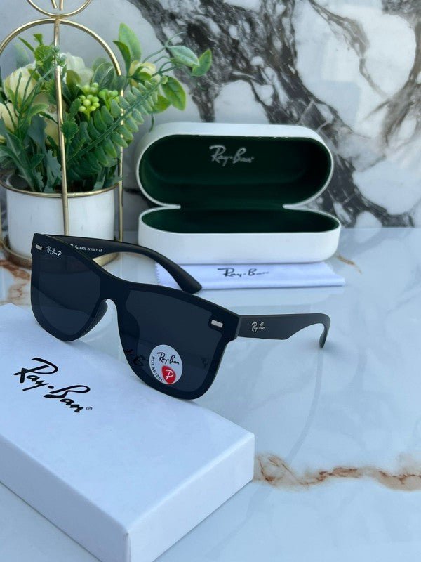 Branded Rb Blaze Full Black Sunglasses (With Original Kit) - Image 3