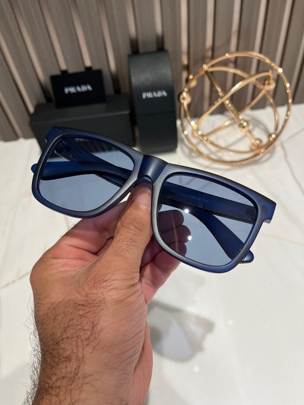 Branded Pda Matt Blue Sunglasses EW (With Original Kit) - Image 2