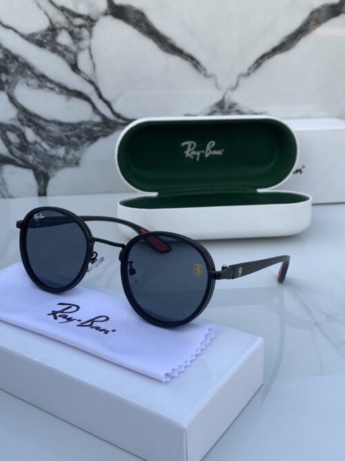 Branded  Rb Full Black Sunglasses (With Original Kit)