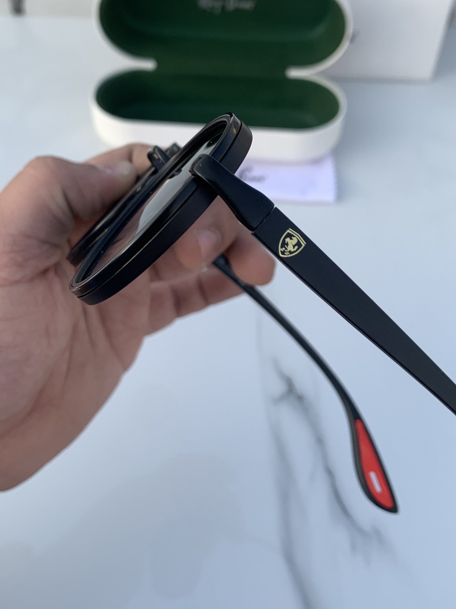 Branded Rb Full Black Sunglasses (With Original Kit) - Image 3