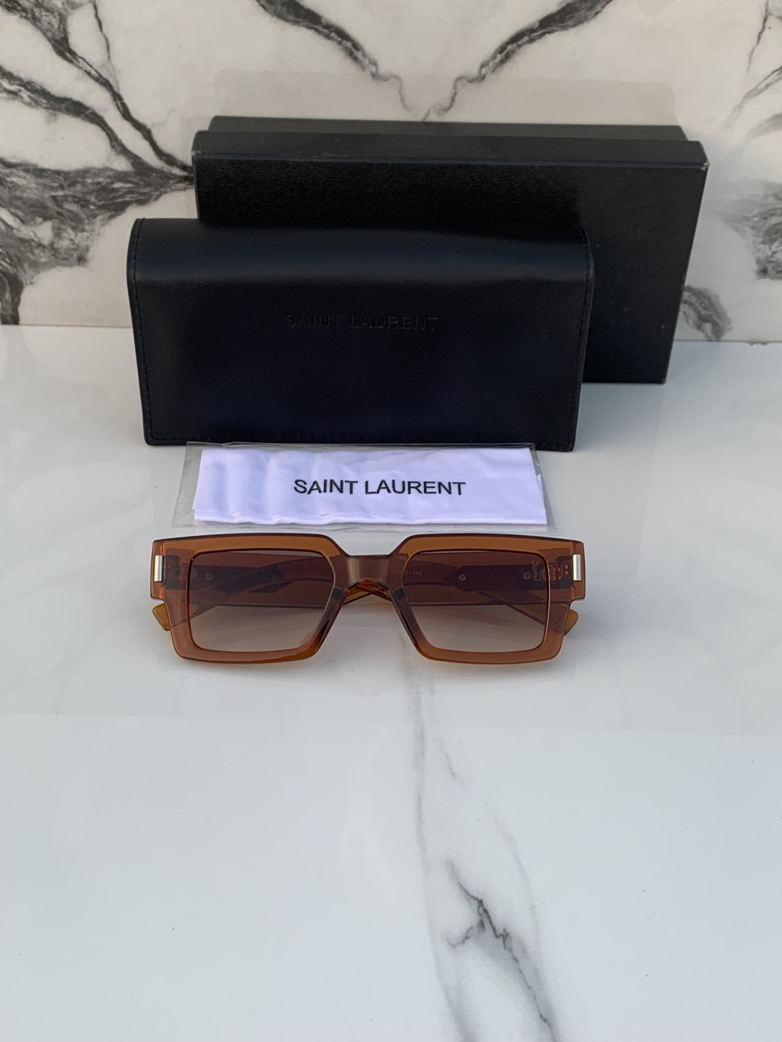 Branded YSNT Brown Sunglasses (With Original Kit) - Image 4