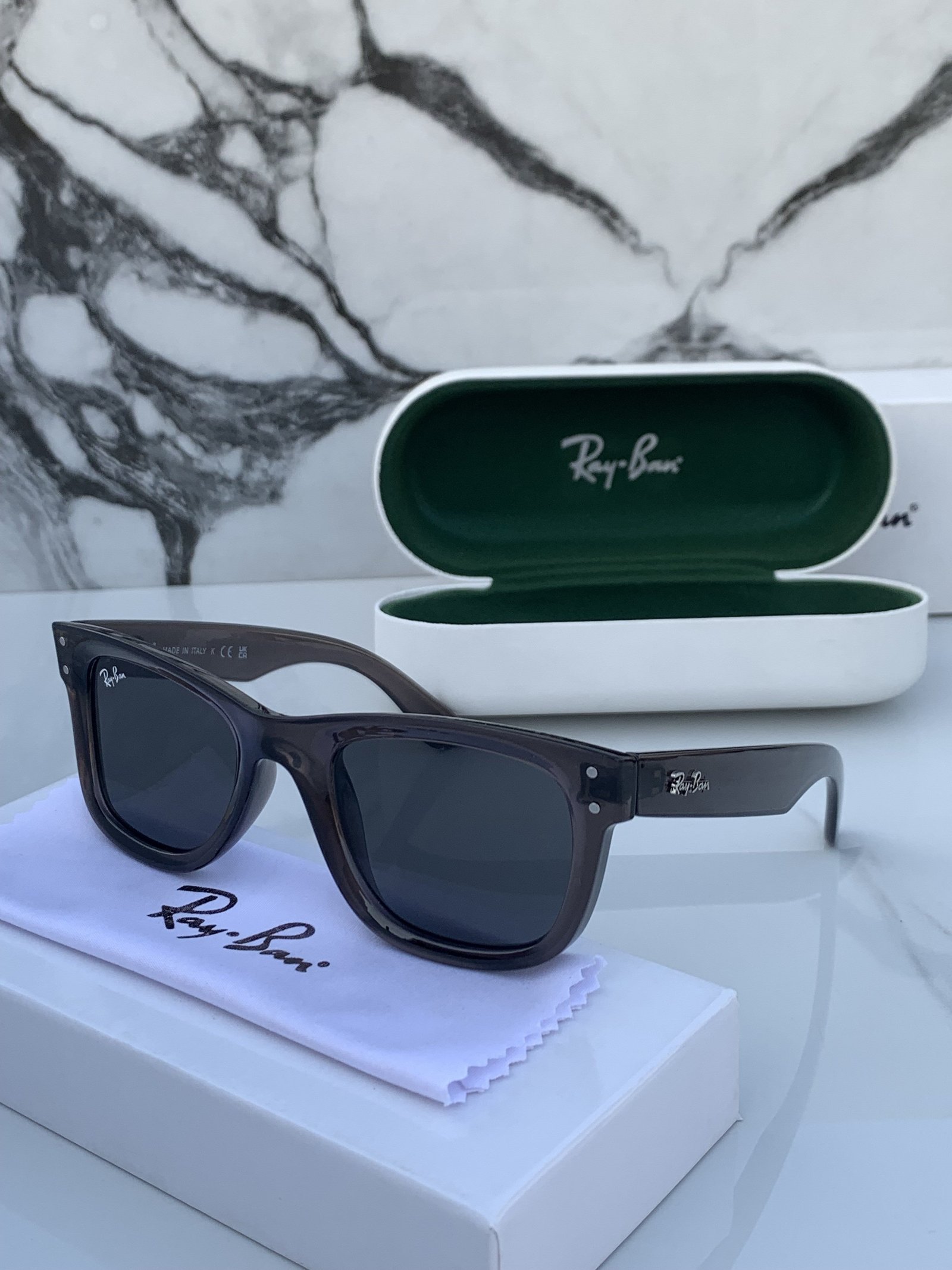 Branded RB 0502 Sunglasses Grey (With Original Kit) - Image 6