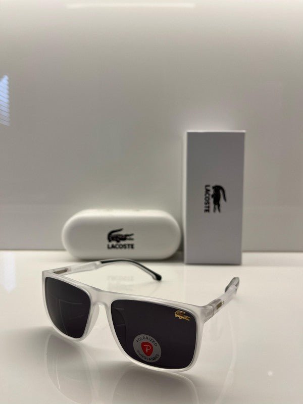 Branded LCOSTE Sunglasses White Transparent (With Original Kit) - Image 3