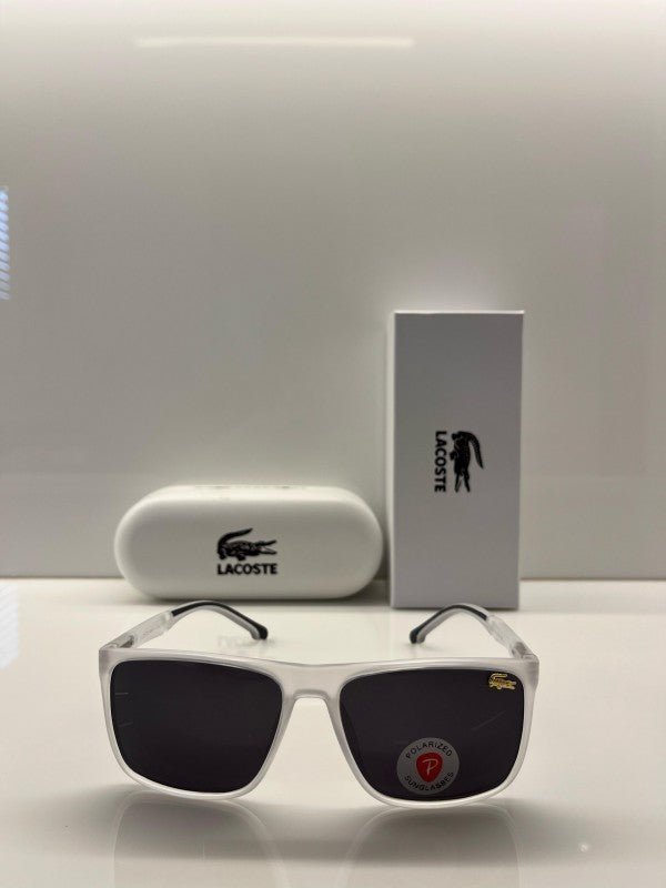 Branded LCOSTE Sunglasses White Transparent (With Original Kit) - Image 2