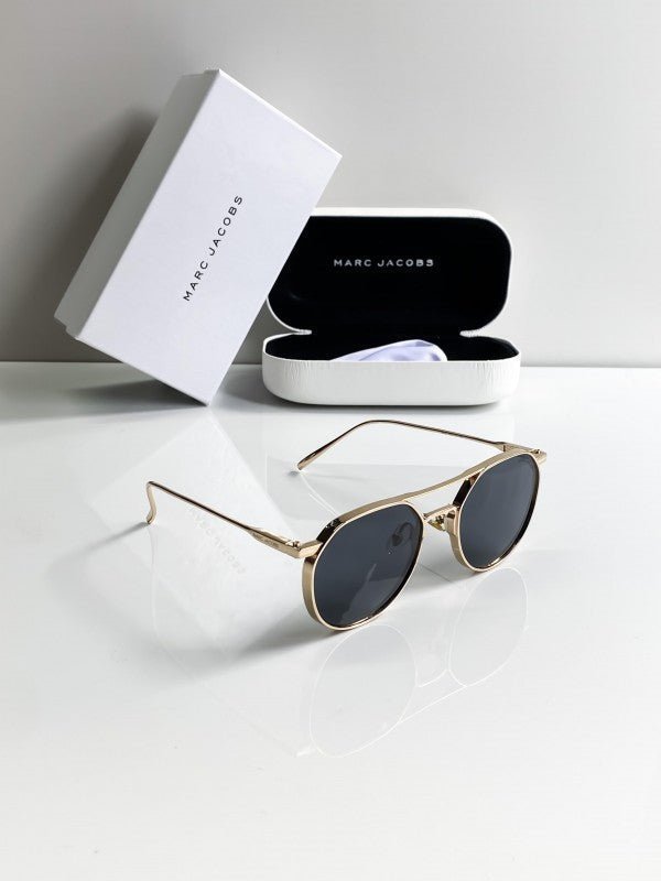 Branded Mj Gold Black Sunglasses Bt (With Original Kit) - Image 2