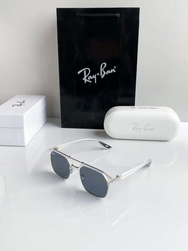 Branded RB Silver Bt Sunglasses (With Original Kit)