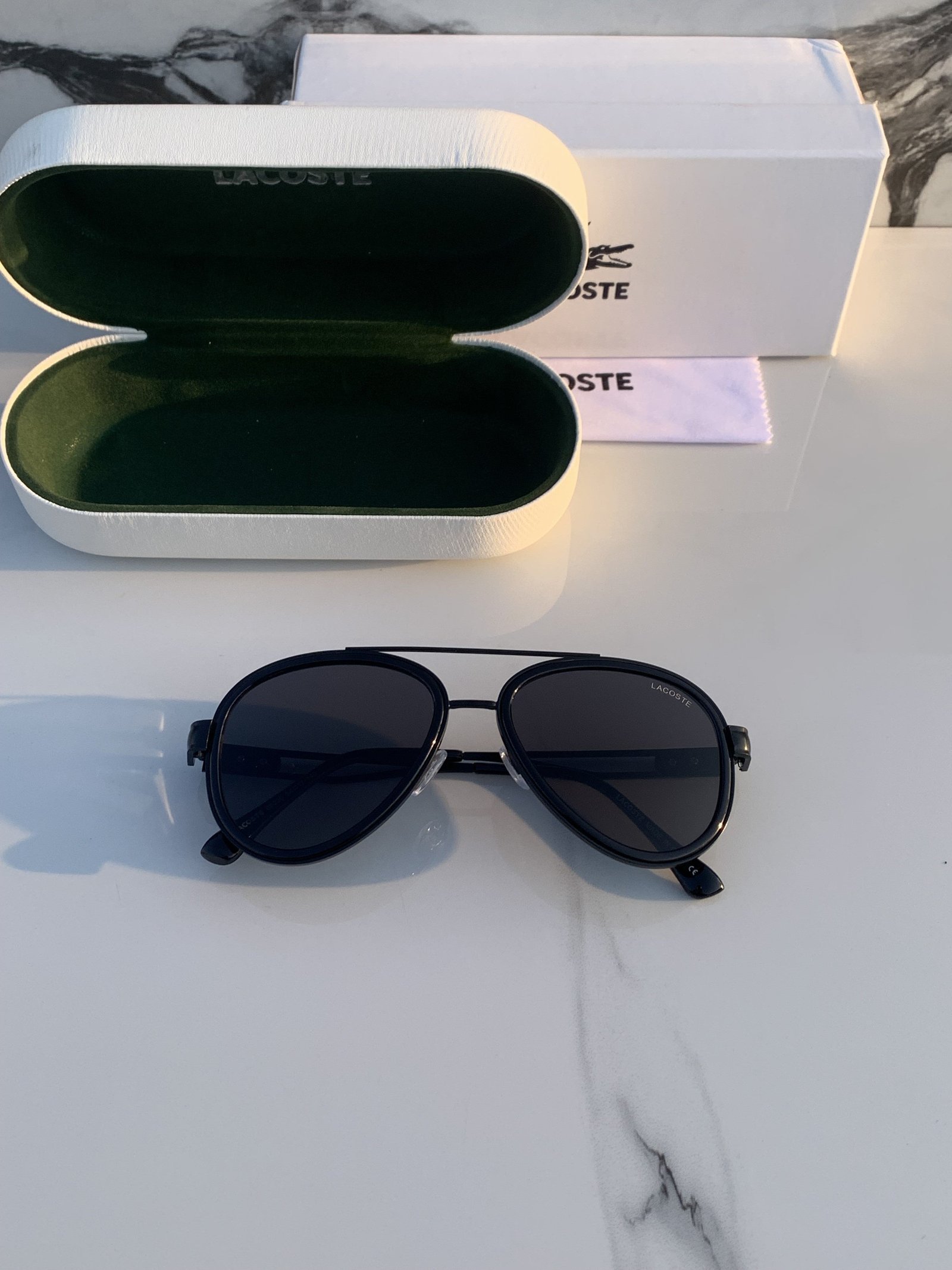 Branded Lcoste 09230 Sunglasses Full black (With Original Kit) - Image 4