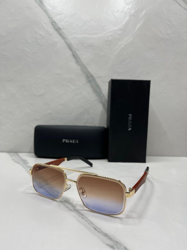 Branded Pda Gold Desert Sunglasses EW (With Original Kit) - Image 3