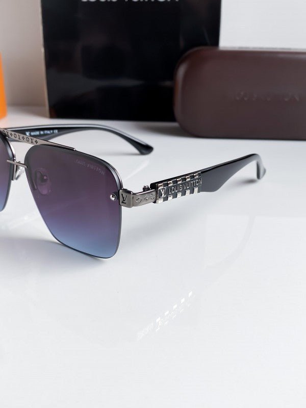 Branded Lv Blue Silver Sunglasses Bt (With Original Kit) - Image 2