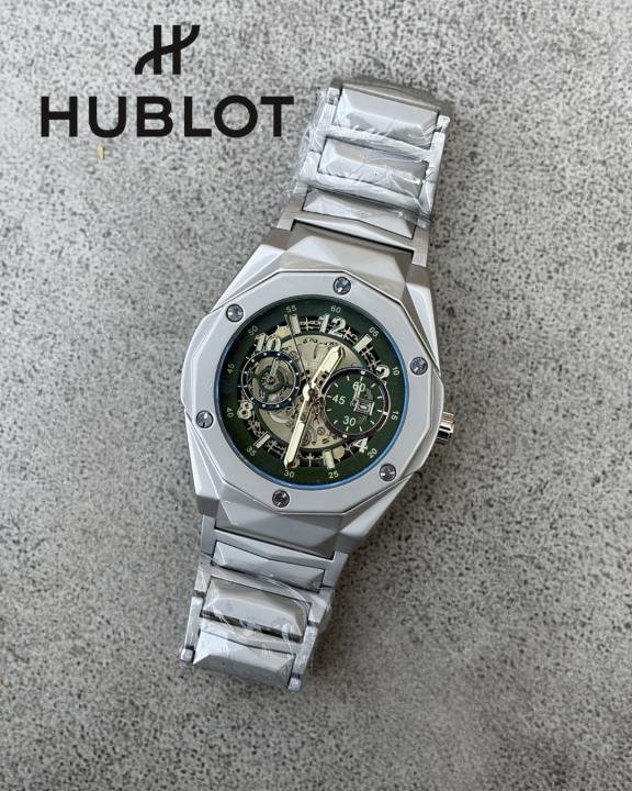 Hublot BigBang Tourbillion Silver-Green - Image 2