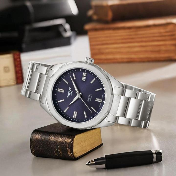 Tissot 1853 Prc 100 Solar Silver Blue - J1832 - Image 2