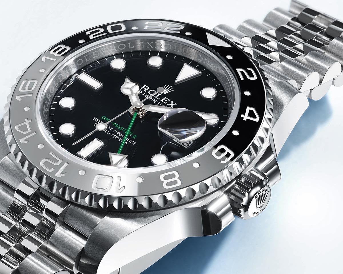 GMT-Master II black dial date Jubilee bracelet. - Image 2