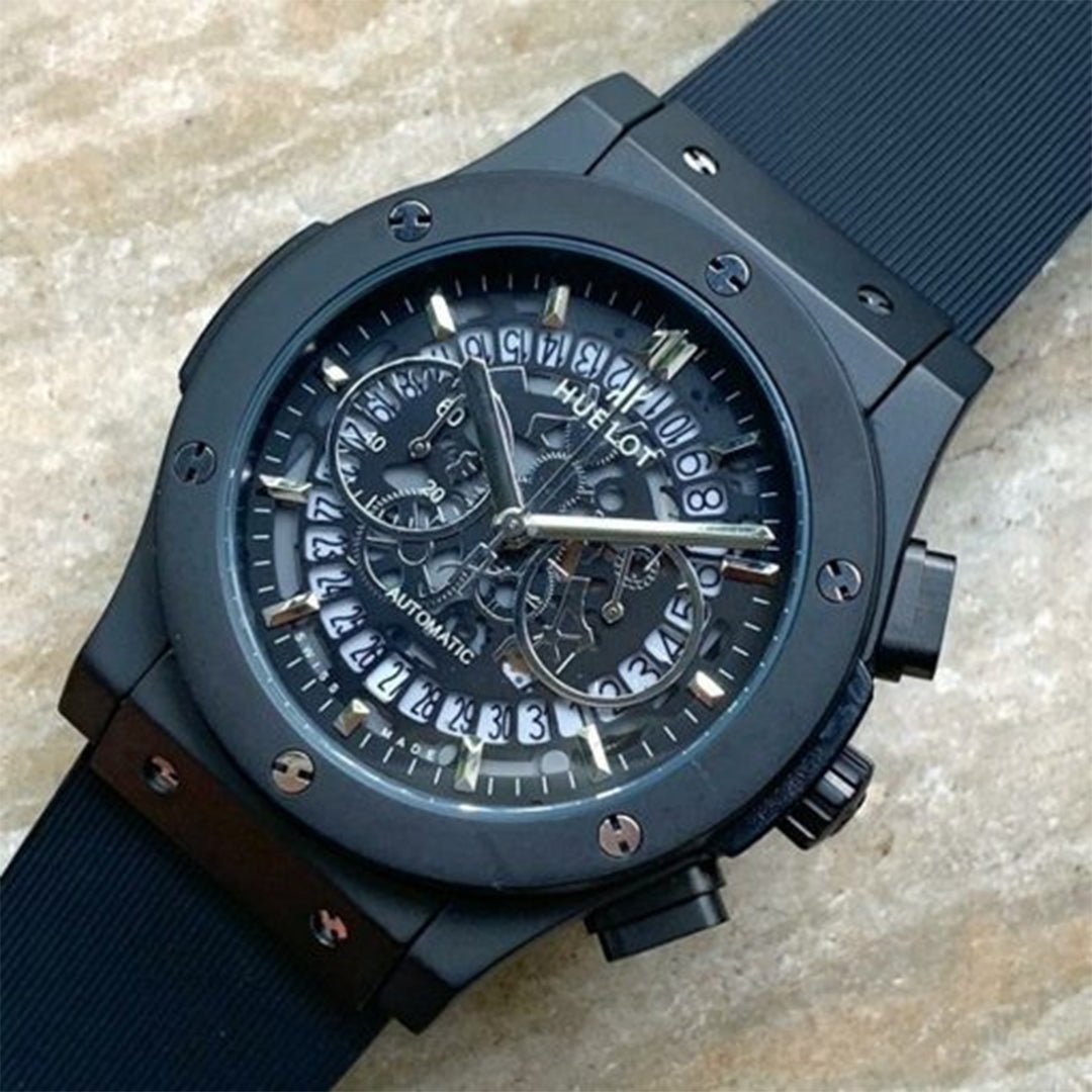 Hublot Black Belt Watch - Image 4
