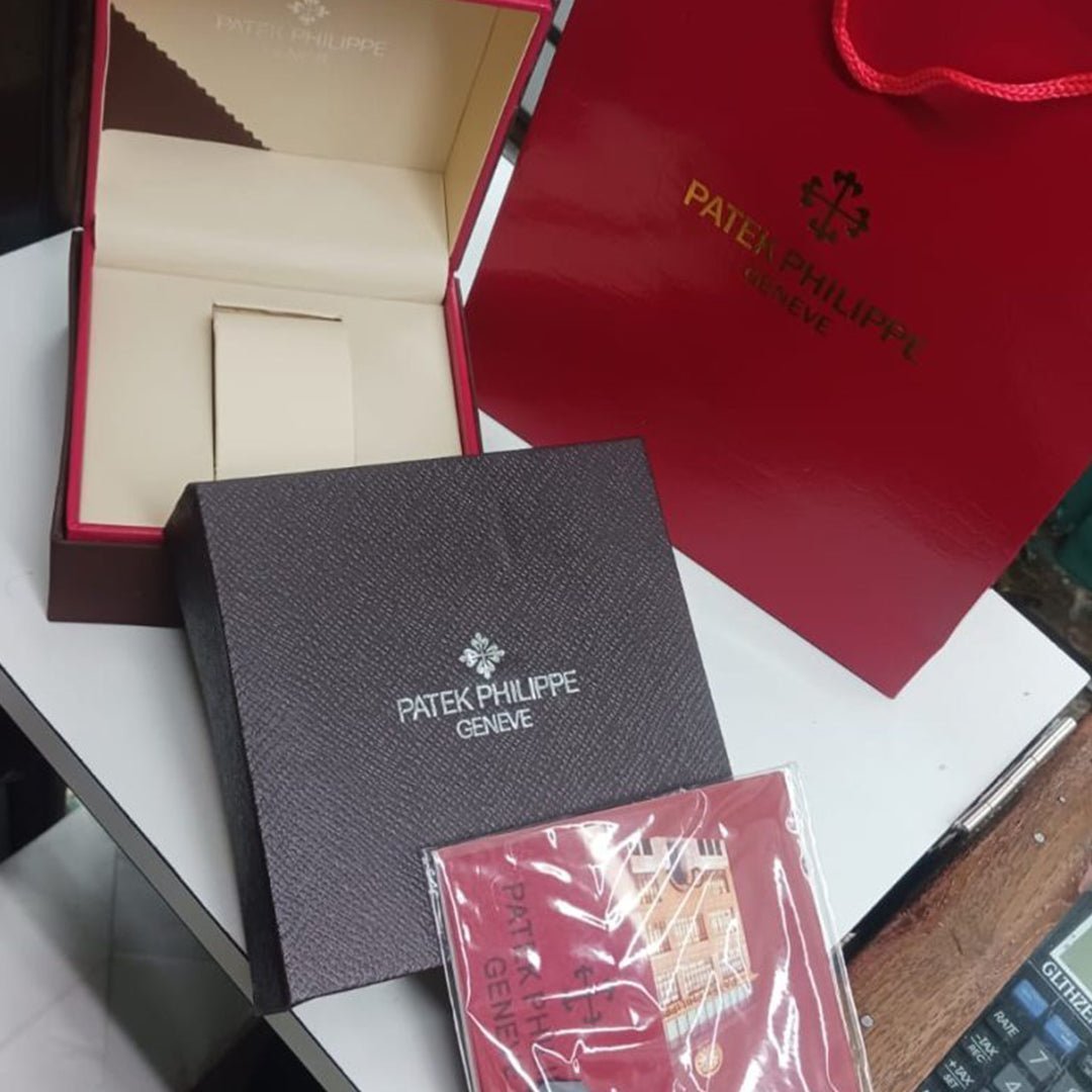 Patek Phillipe Black Diamond Studded Watch - Image 5