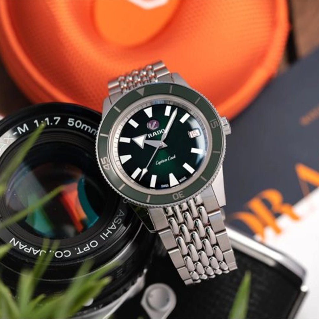 Rado Captain Cook Silver Green Metal - Image 4