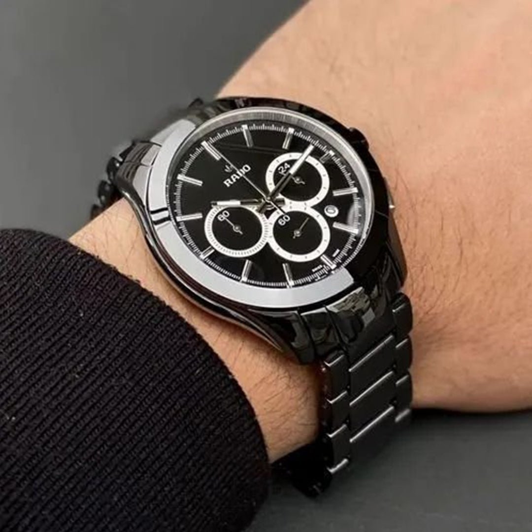 Rado Hyperchrome Stainless Steel Black Silver - Image 2