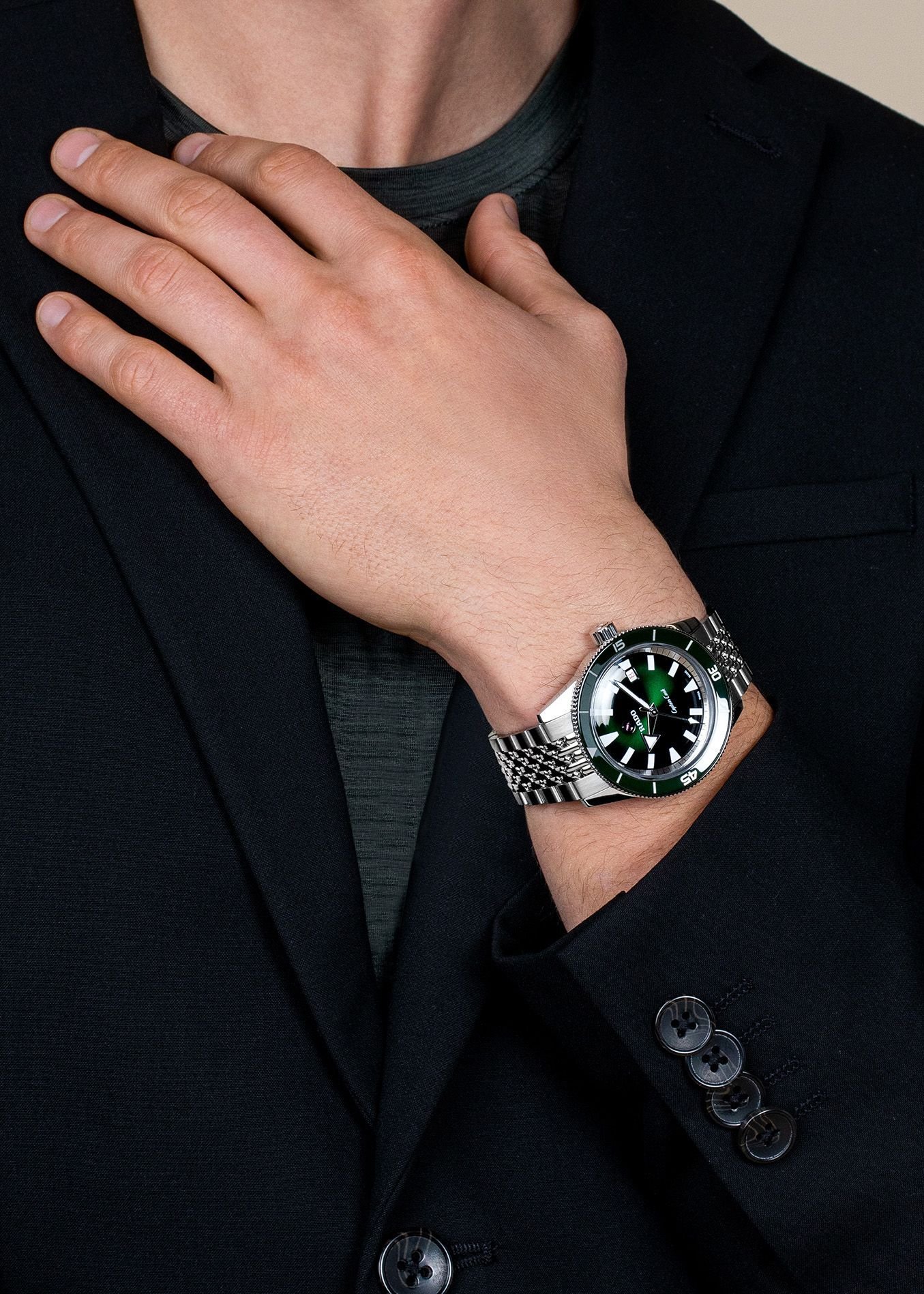 Rado Captain Cook Silver Green Metal - Image 2