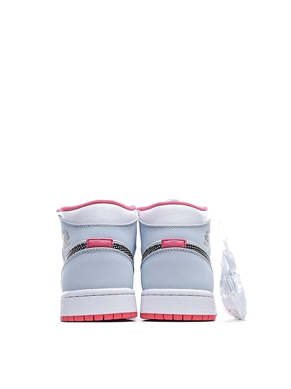 Jordan Retro 1 mid HALF BLUE POLKA DOT SWOOSH GS - Image 3