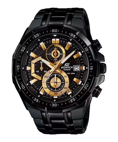 Edifice Full Black Metal Watch