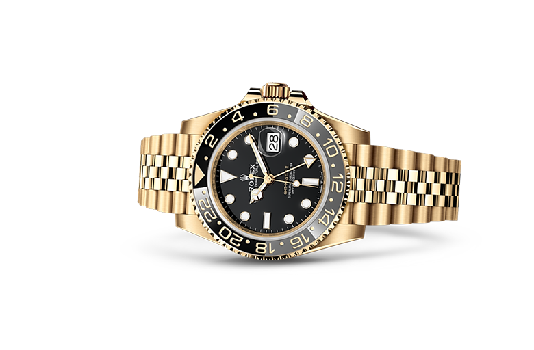 GMT-Master II yellow gold Jubilee bracelet and Black dial. - Image 4