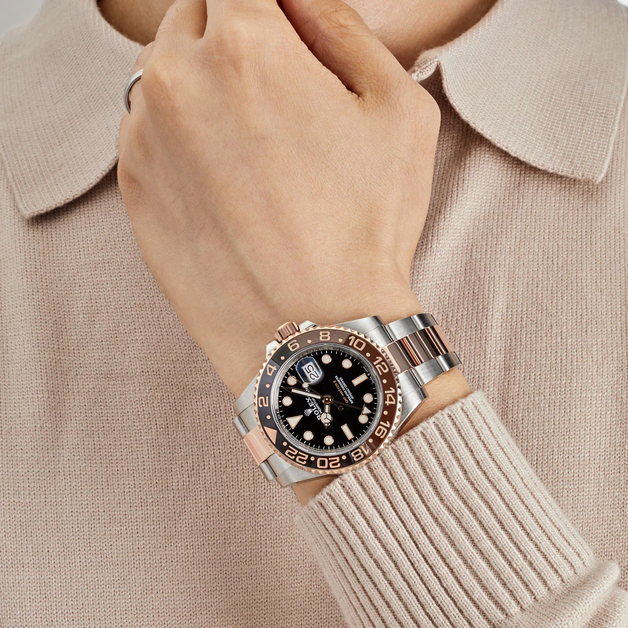 GMT-Master II Everose gold and Black dial. - Image 2