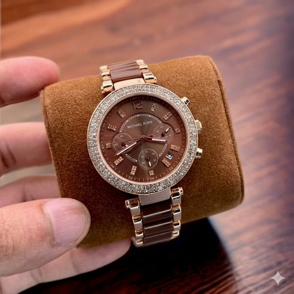 Michael kors parker brown dial